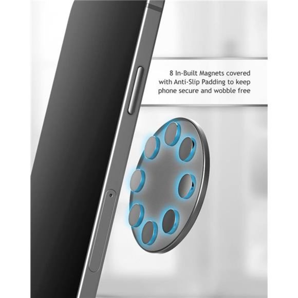 Magnetic iPhone Mount Compatible with MagSafe,Sticker Holder Accessories forWall - Picture 3 of 6